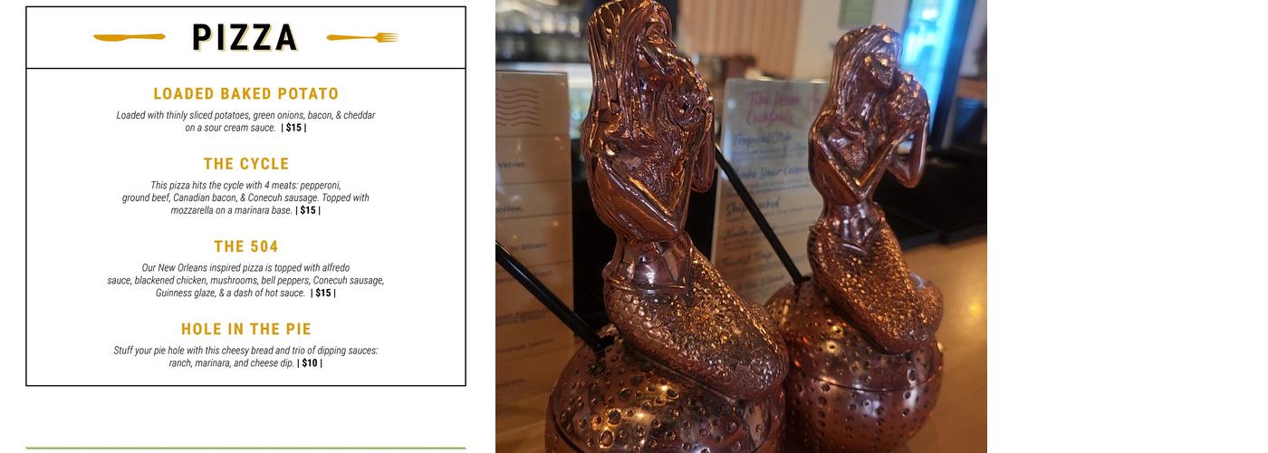 O'Daly's Irish Pub Menu