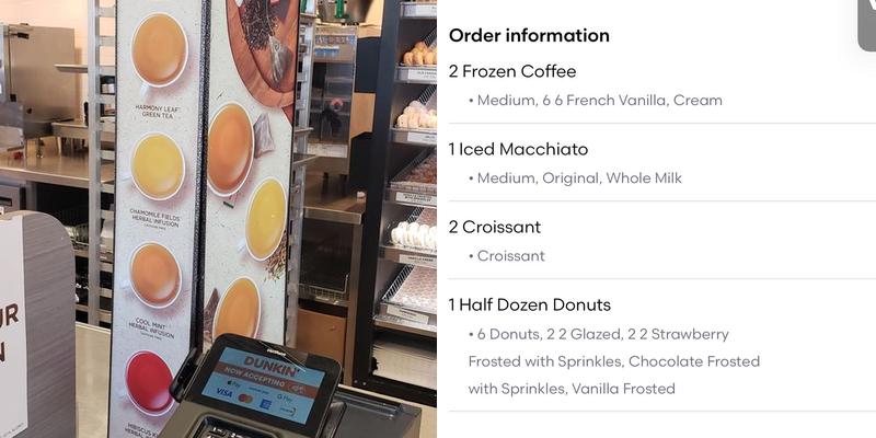 Dunkin' Menu