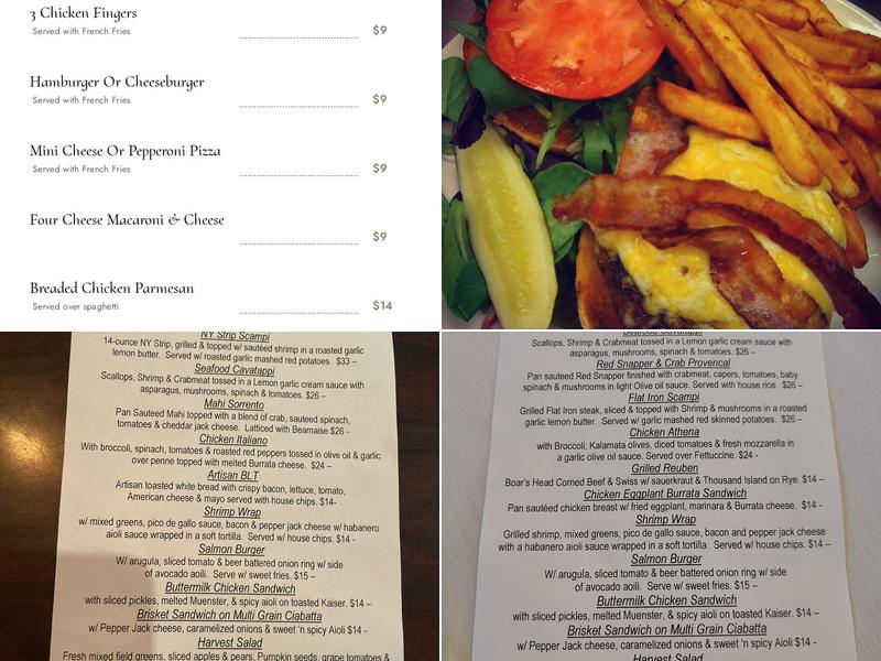 Porterhouse Restaurant & Pub Menu