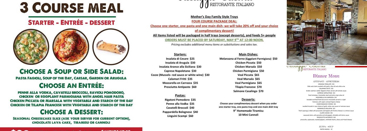 Villaggio Menu