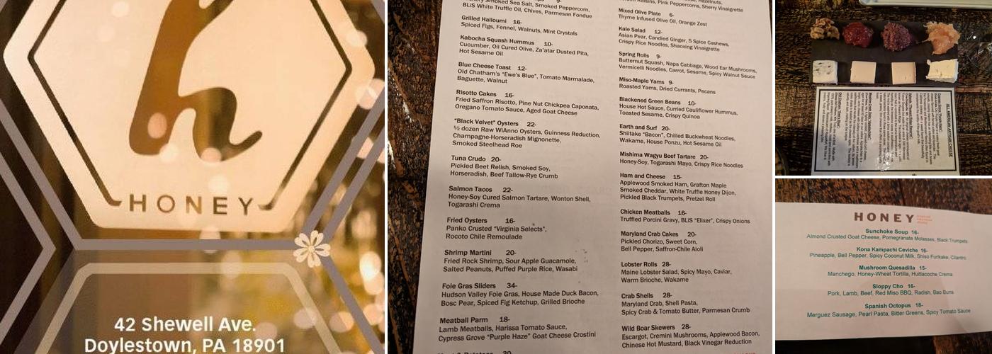 Honey Menu