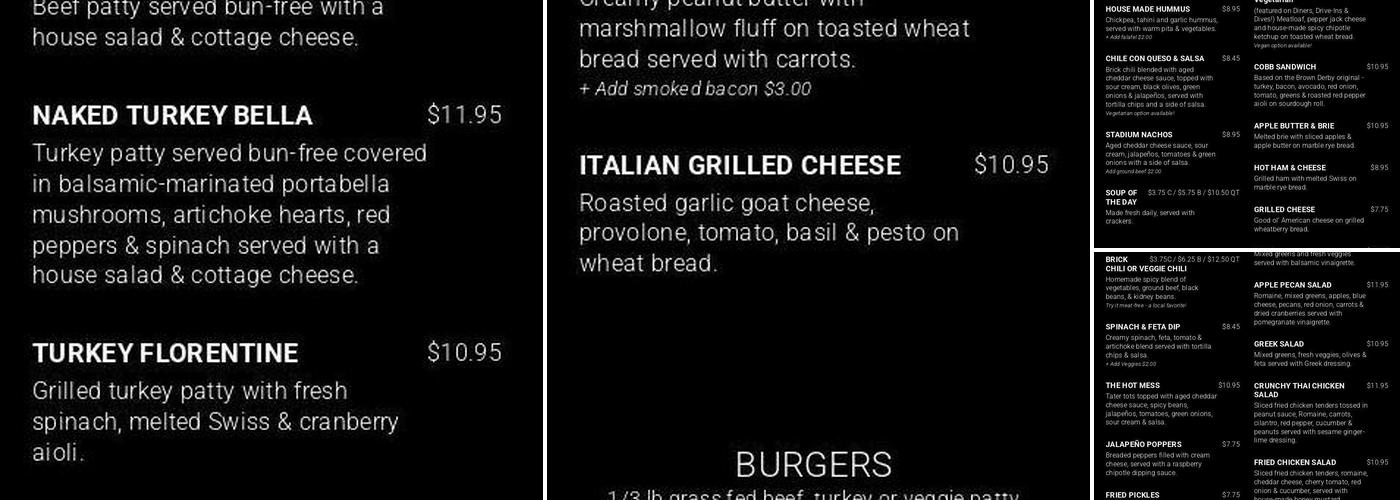 The Brick Menu
