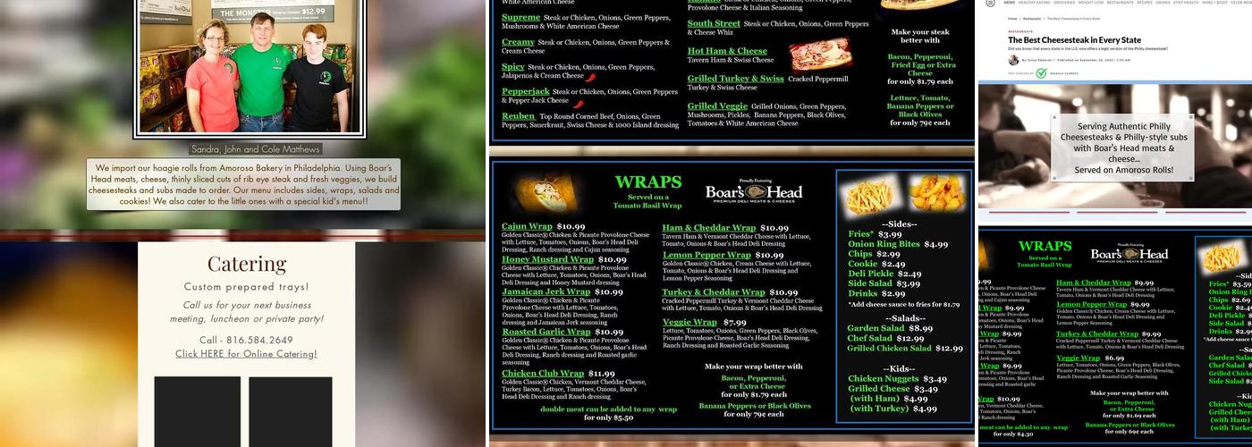 Philly Time Menu