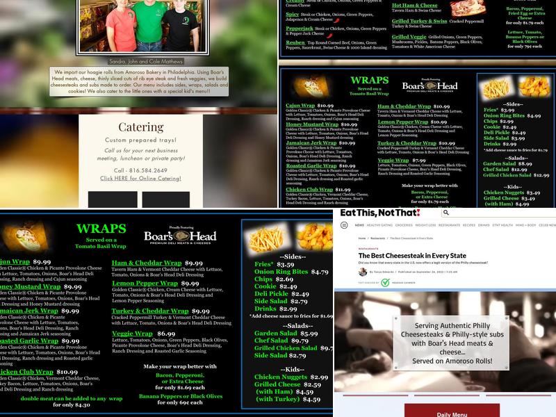 Philly Time Menu
