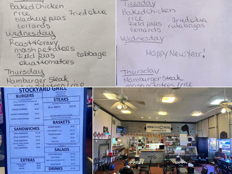 Stockyard Grill Menu