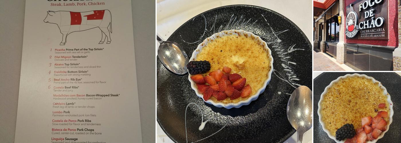Fogo de Chão Brazilian Steakhouse Menu