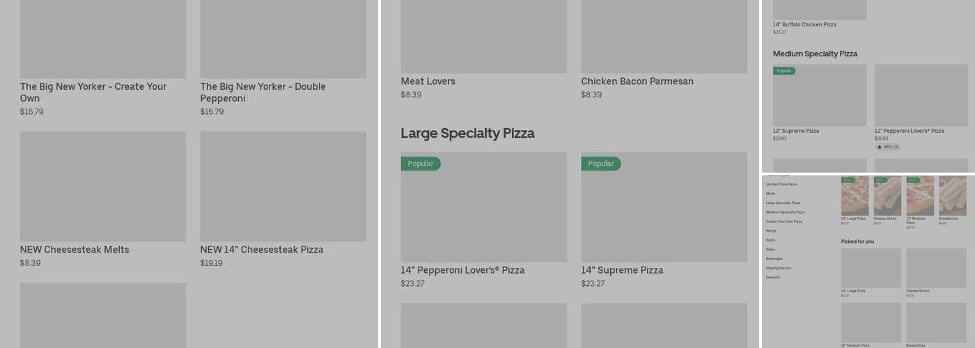 Pizza Hut Menu