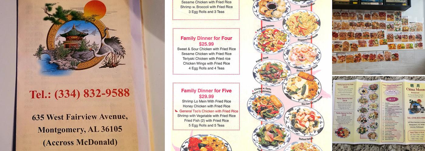 China Moon Menu