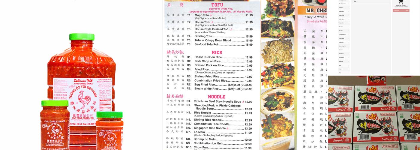 Mr. Chen's Grocery & Restaurant Menu