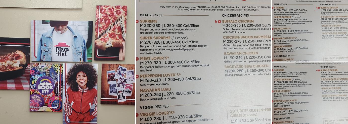 Pizza Hut Menu