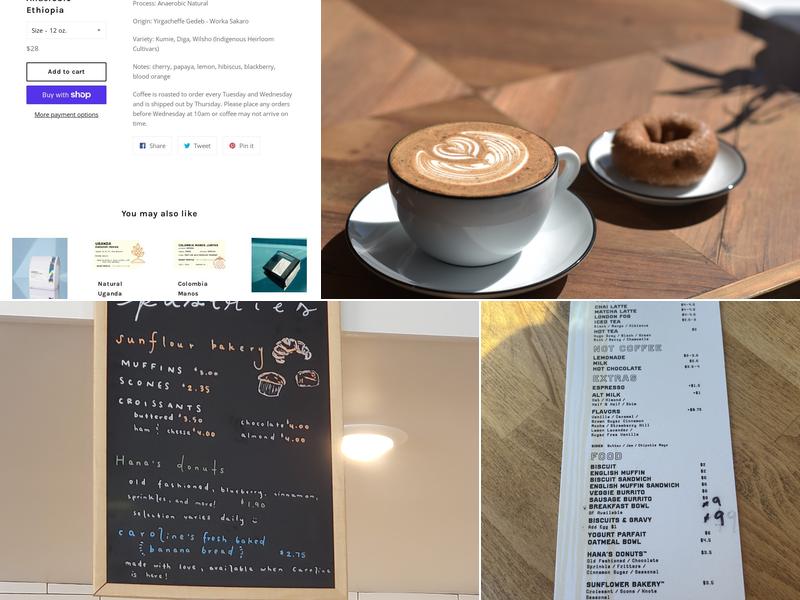 Splitlog Coffee Co. Coffee, Drive Thru, Roastery Menu