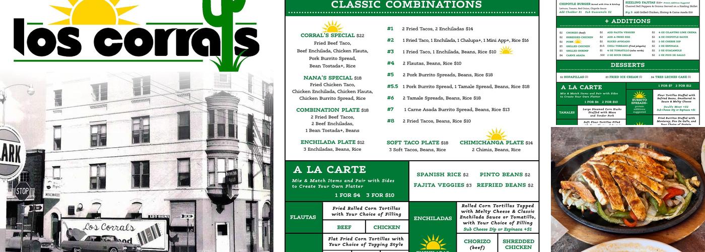 Los Corrals Menu