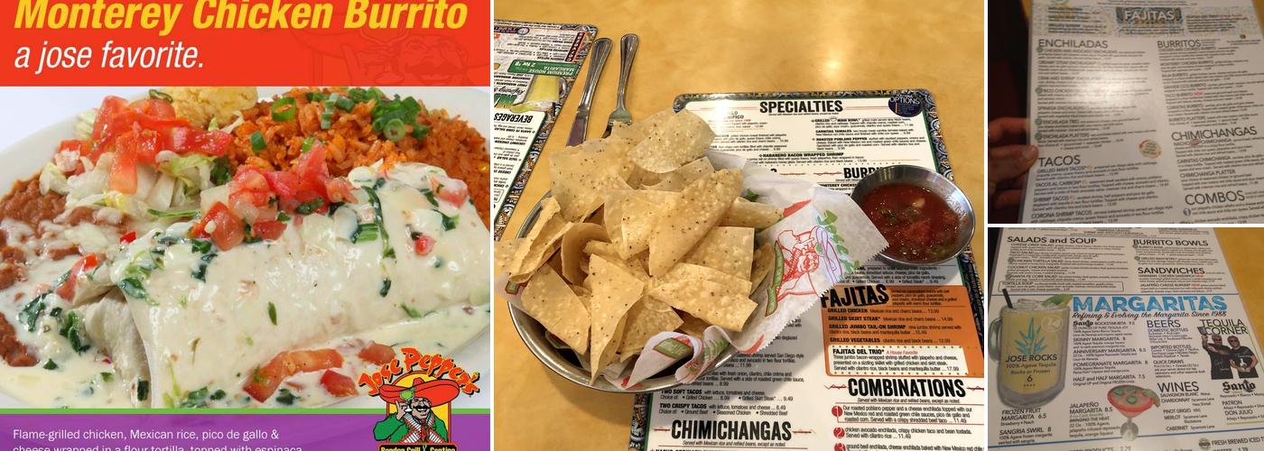 Jose Pepper's Menu