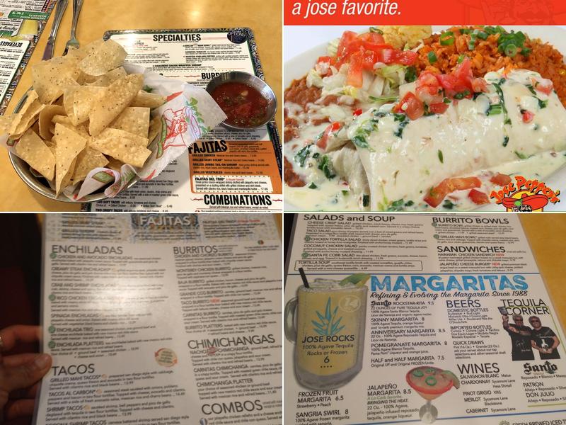 Jose Pepper's Menu