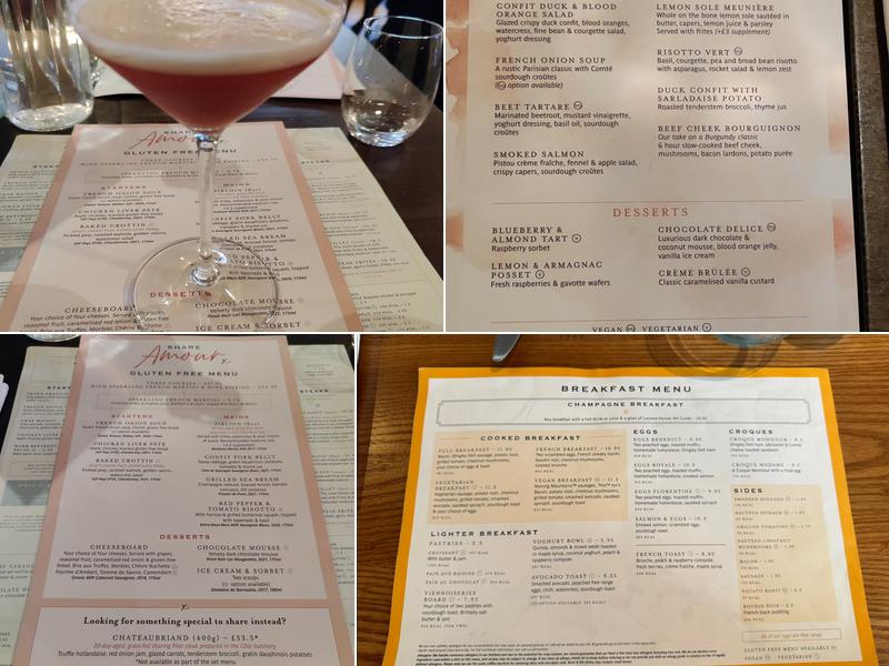 Cote - Blackheath Menu