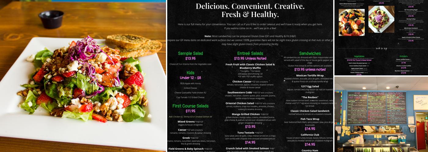 Cafe 1217 Menu