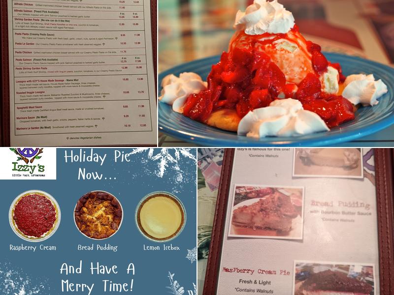 Izzy's Menu
