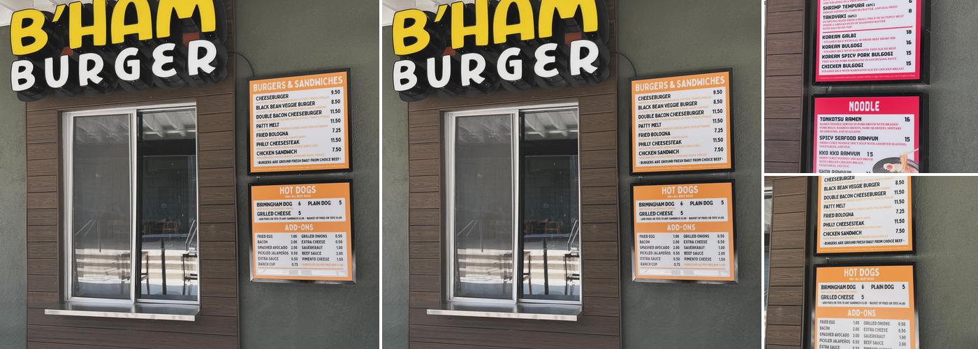 The Standard at Pizitz Food Hall Menu