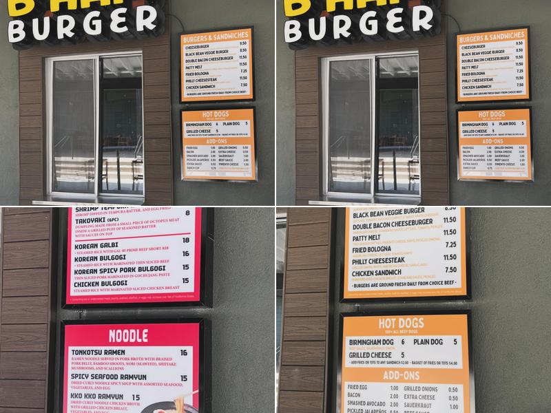 The Standard at Pizitz Food Hall Menu