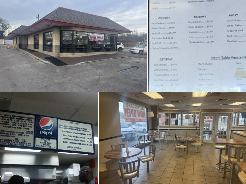 Ruth's Cafe Menu
