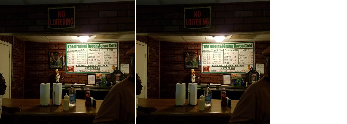 Original Green Acres Cafe Menu