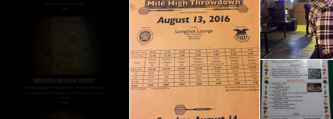 Longshot Restaurant and Lounge Menu