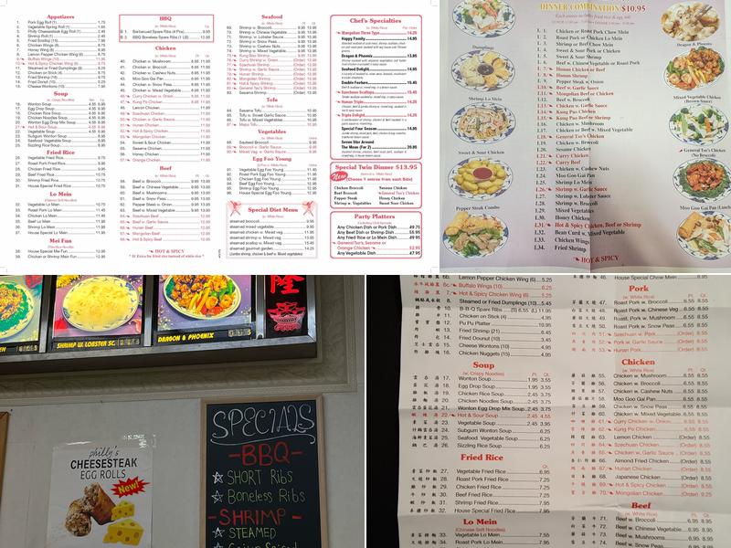 China Palace Restaurant Menu