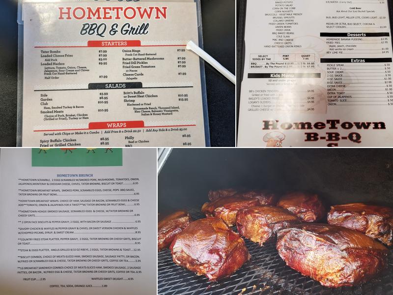 Hometown BBQ & Grill Menu
