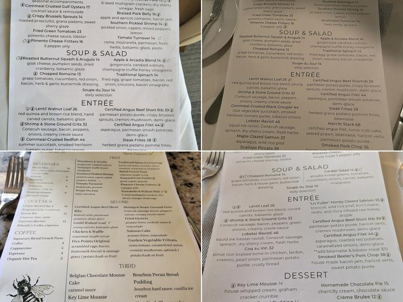 Galley & Garden Menu
