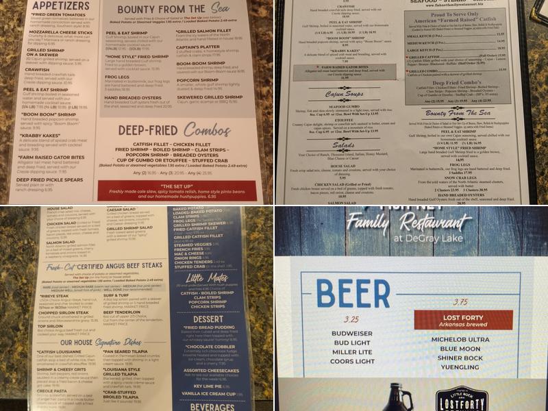 Fish Net Family Restaurant Menu