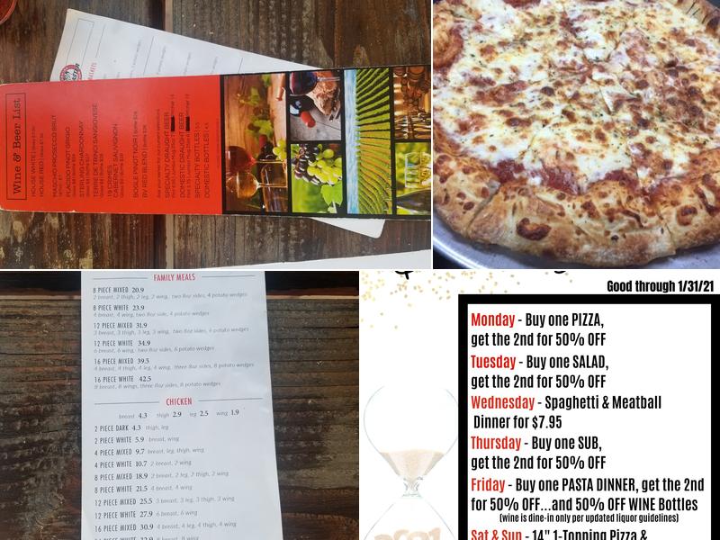 Streets of New York Menu