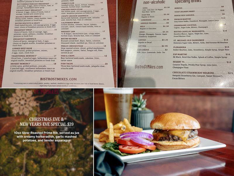 Bistro St. Michael Menu