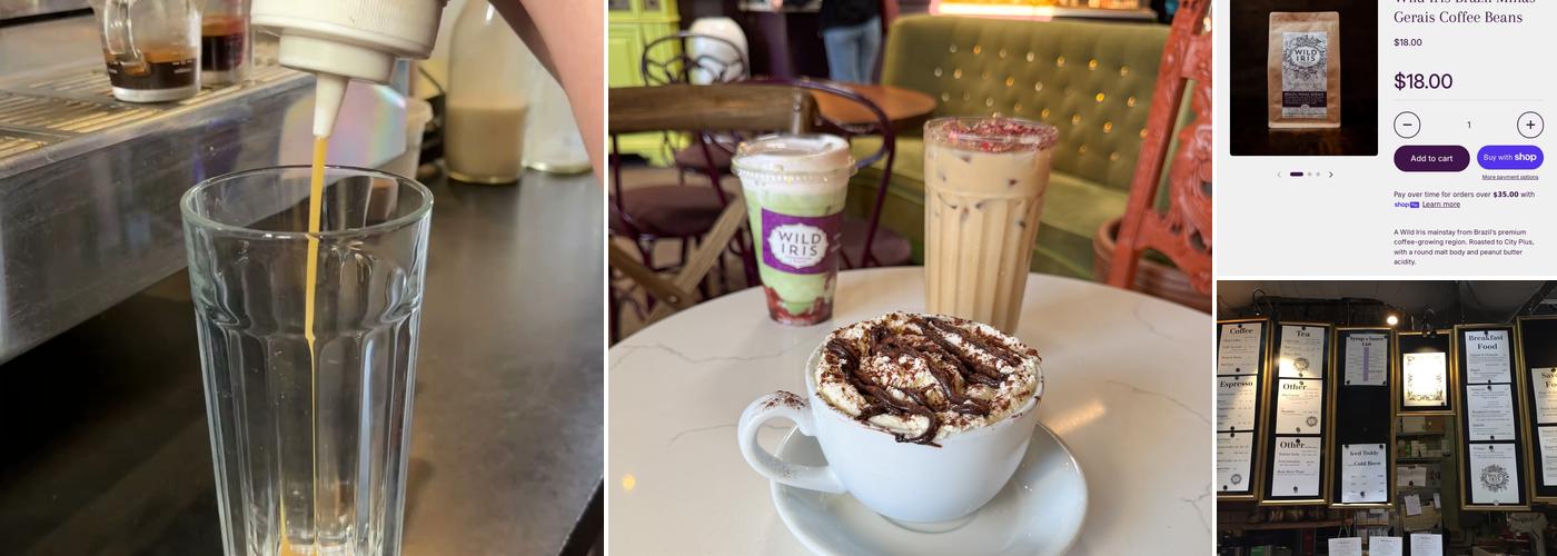 Wild Iris Coffee House Menu