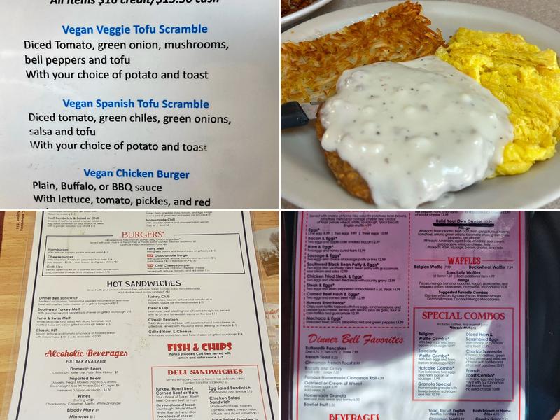 Dinner Bell Cafe Menu