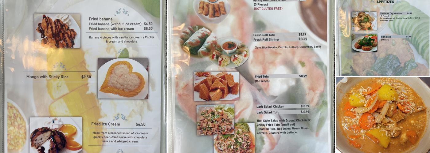 Dee Thai Express Menu