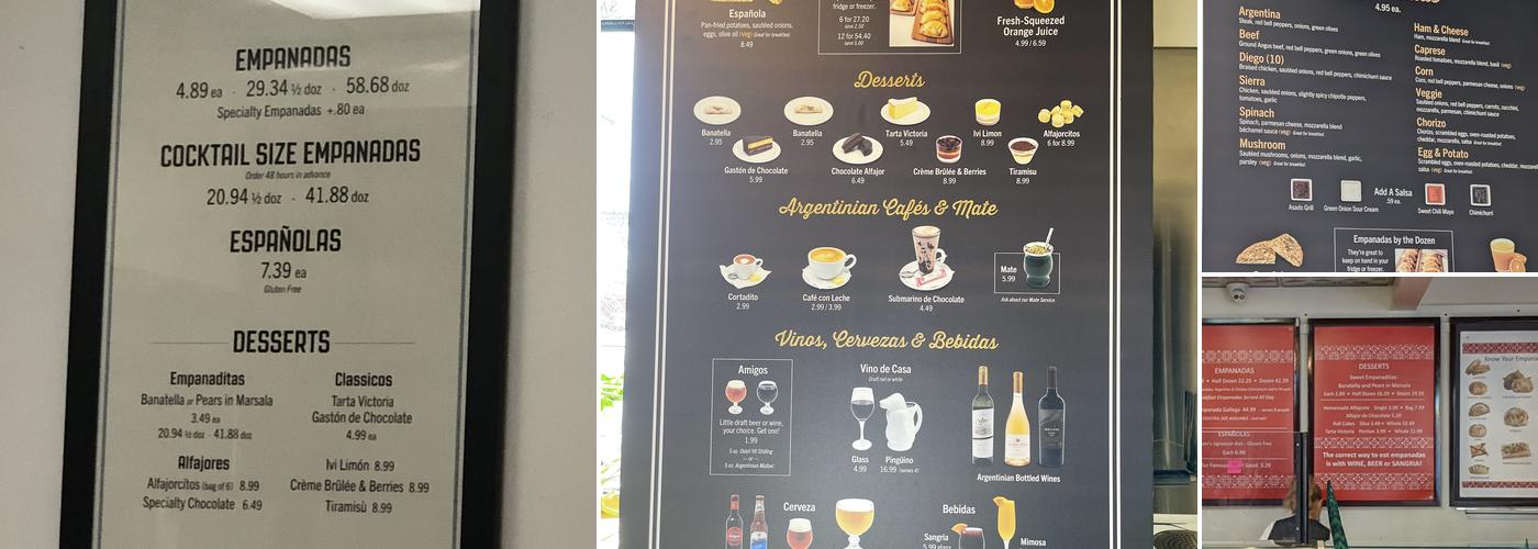 Maria Empanada - South Broadway Menu