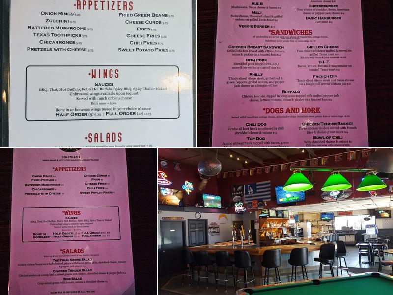 The Final Score Menu