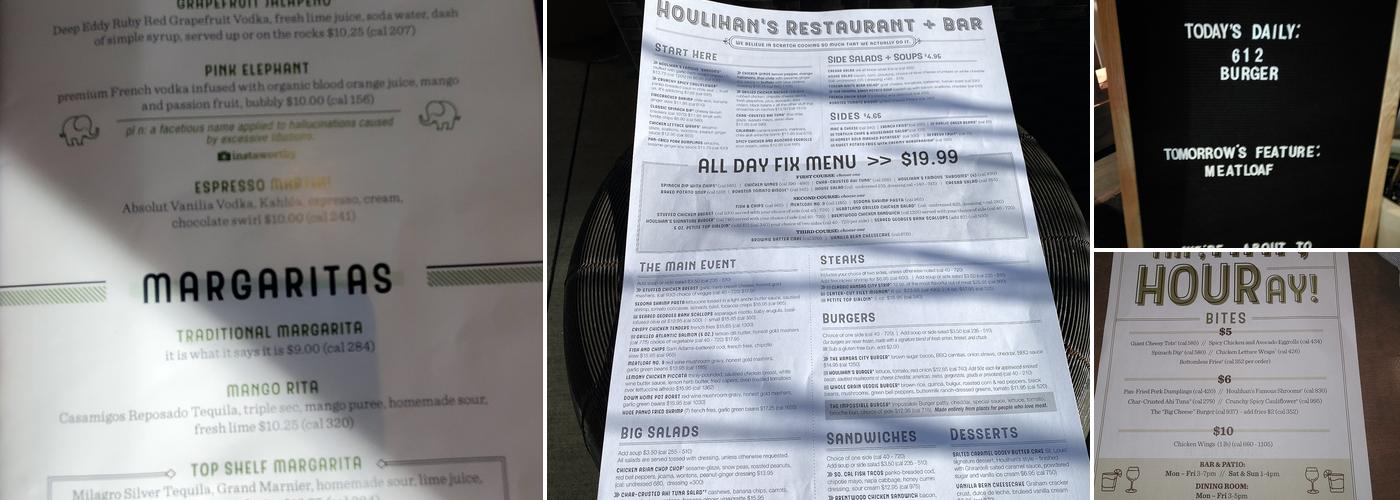 Houlihan's Menu