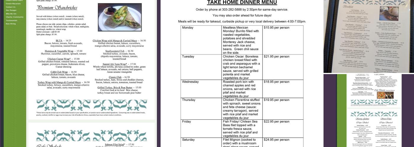 Katherine's French Bakery & Café Menu