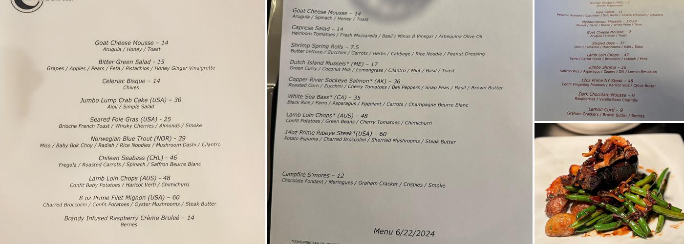 Atmesfir Menu