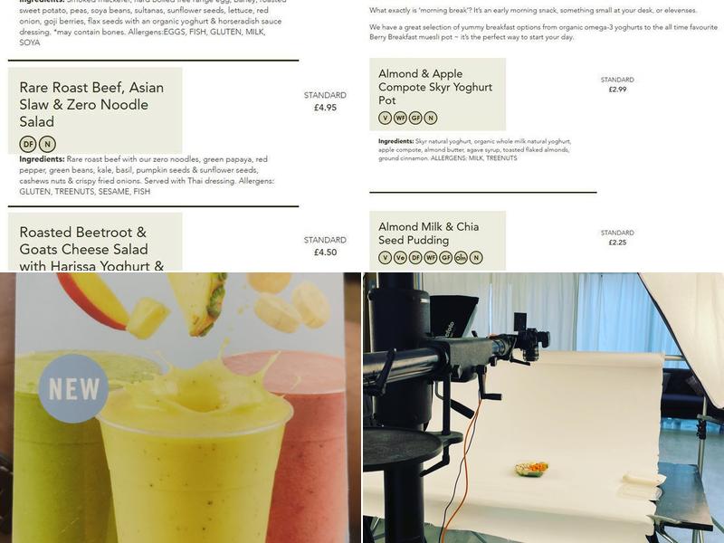 Crussh Fit Food & Juice Bars Menu