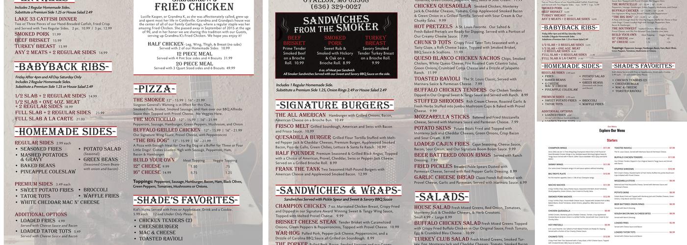 Brewskeez Smokehouse & Music Menu
