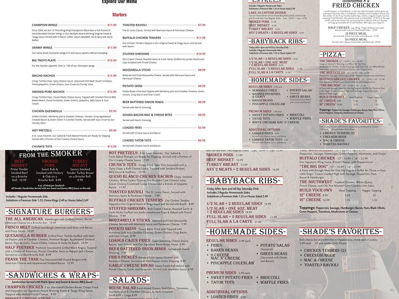 Brewskeez Smokehouse & Music Menu