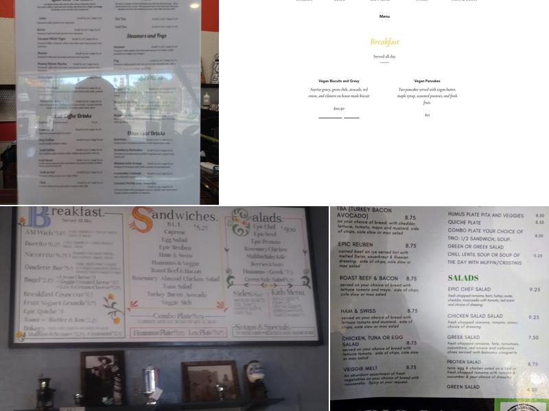 Cafe Maggie Menu