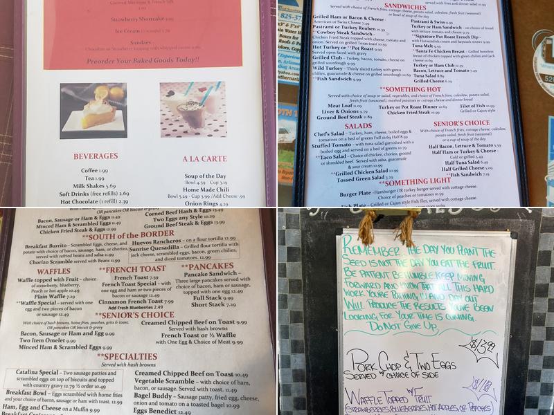 Sunny Side Up Cafe Menu