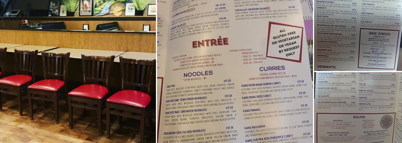 Thai Pot Cafe Menu