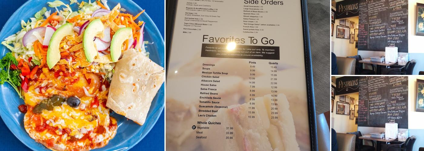 Eclectic Cafe Menu