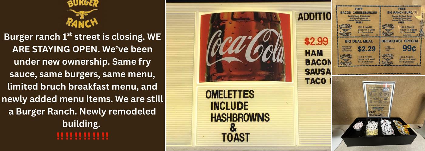 Burger Ranch Menu