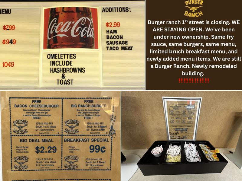 Burger Ranch Menu
