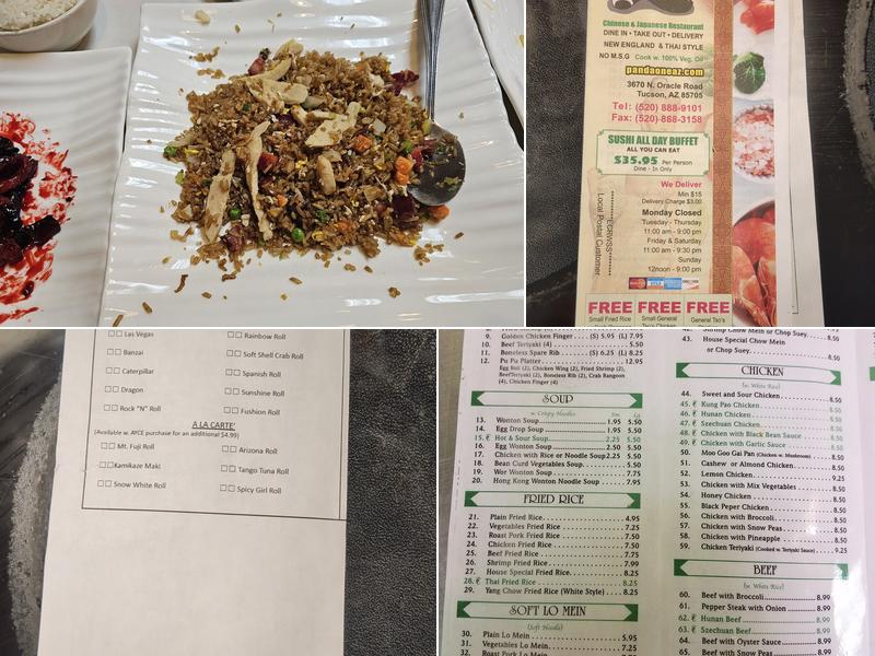 Panda One Menu